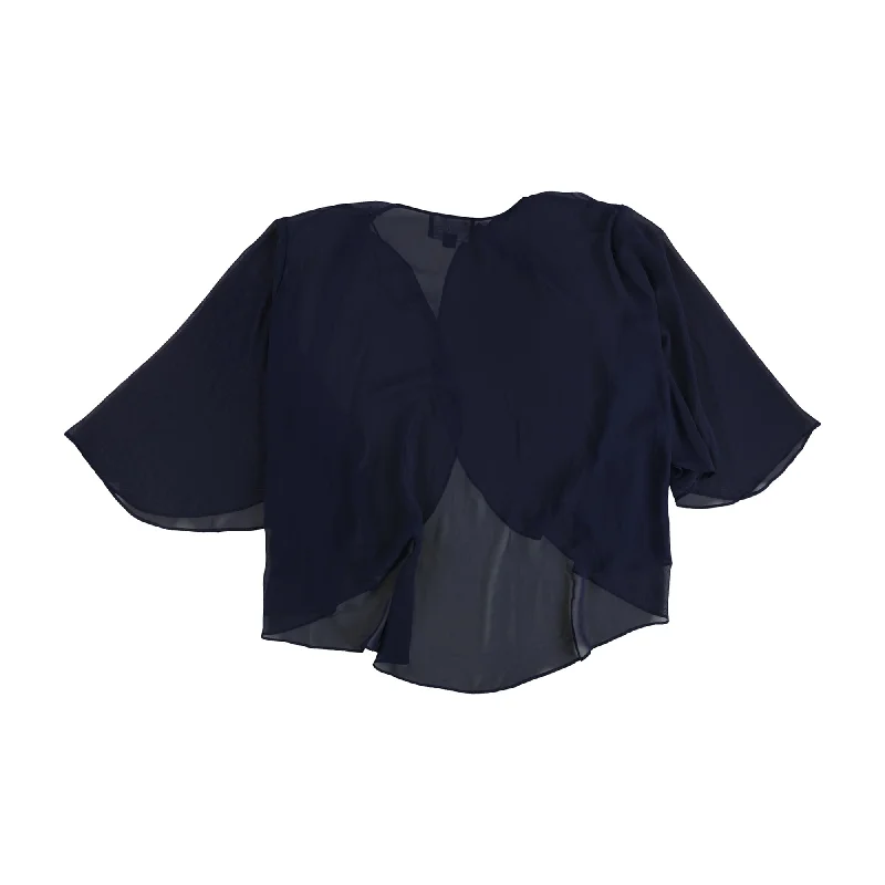 Alex Evenings Womens Chiffon Bolero Jacket