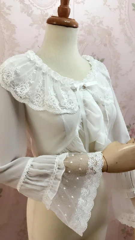 Ruffled Chiffon Bolero