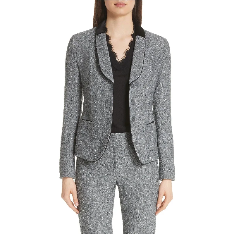 Armani Womens Velvet Jacket, Grey, 10