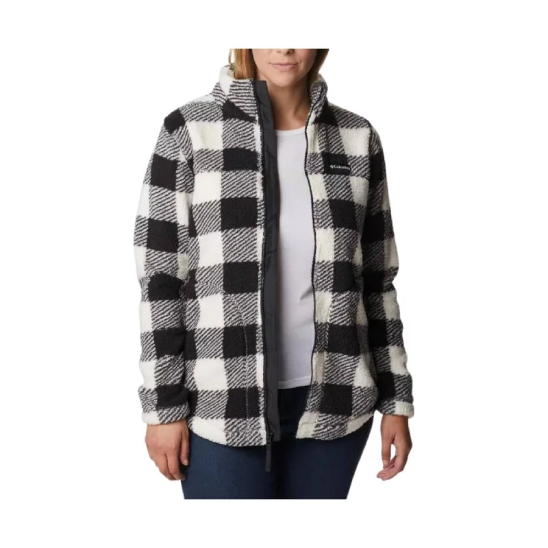 Columbia Women's West Bend Full Zip - Chalk Check Print - ONLINE STORE CREDIT/EXCHANGE ONLY