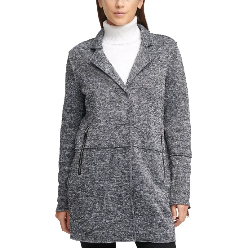 Dkny Womens Oversized Knit Jacket