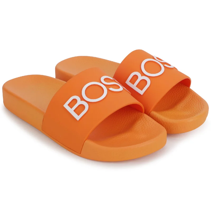 Peach Orange Logo Sliders