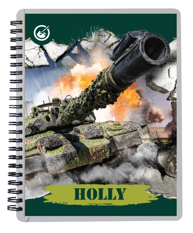 Tank Through Wall Notebook