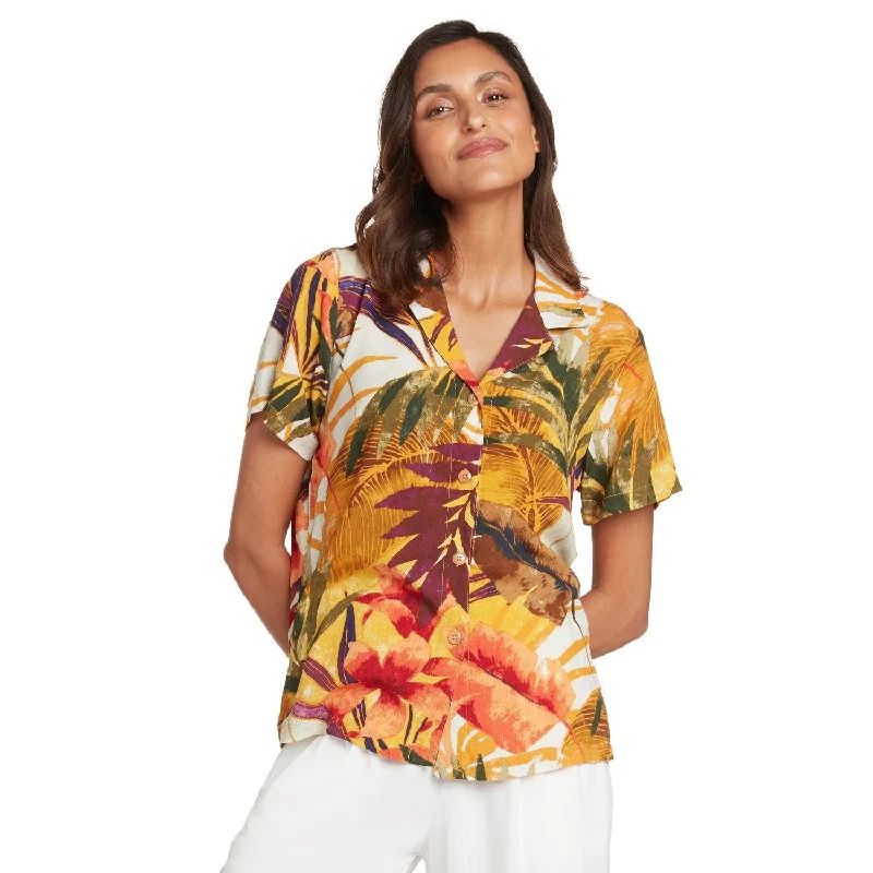 Print Top - Amber Oasis