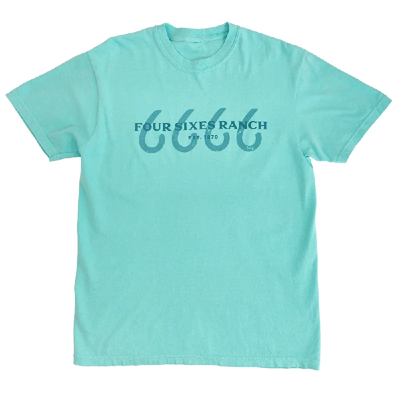 Brands with a Background Short Sleeve-Chalky Mint