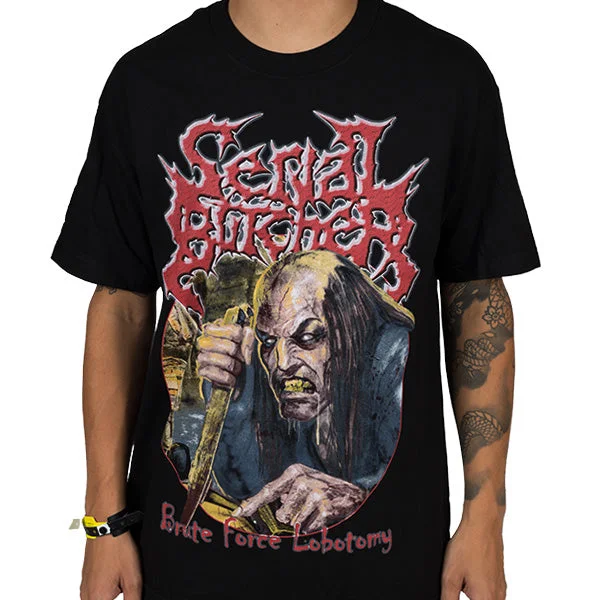 Serial Butcher "Brute Force Lobotomy" T-Shirt