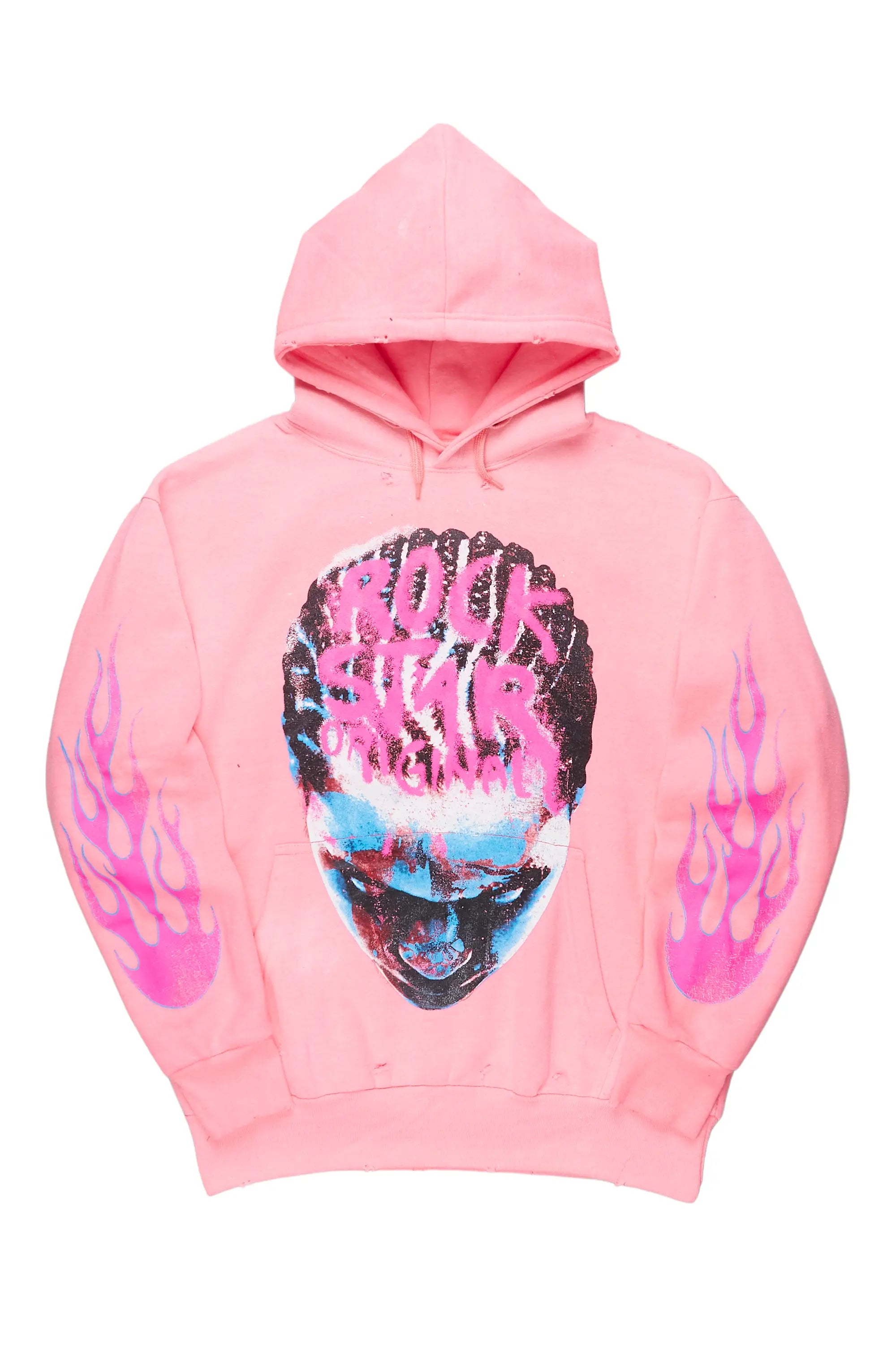 Marielos Pink Oversized Hoodie