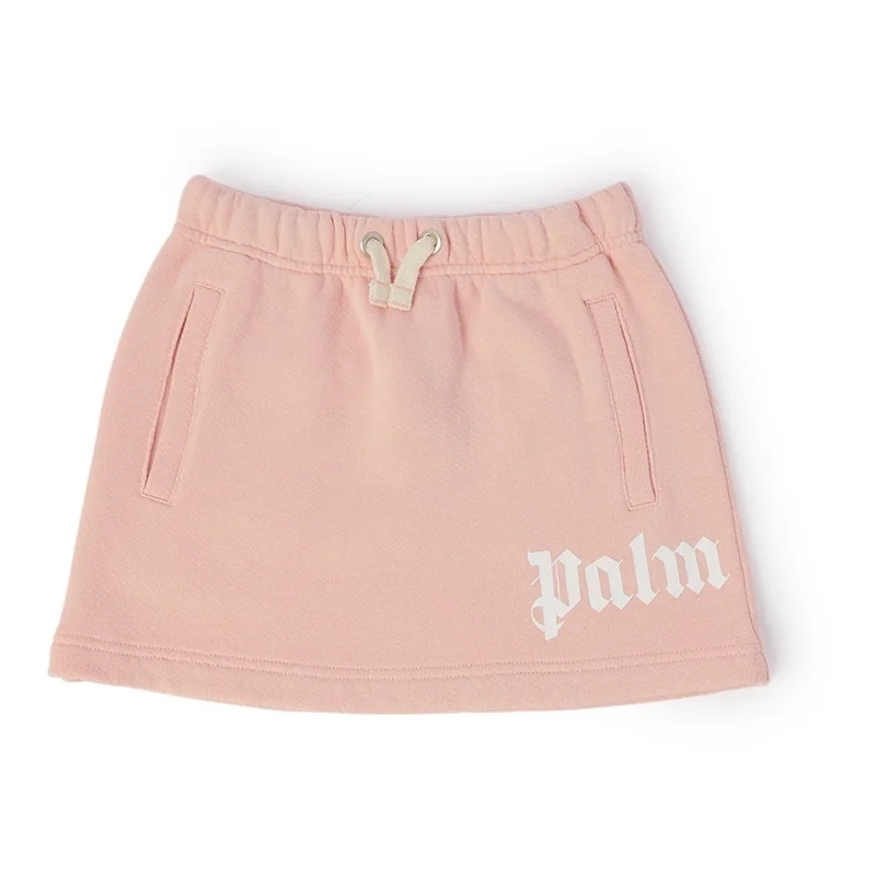 Pink Classic Overlogo Sweat Skirt