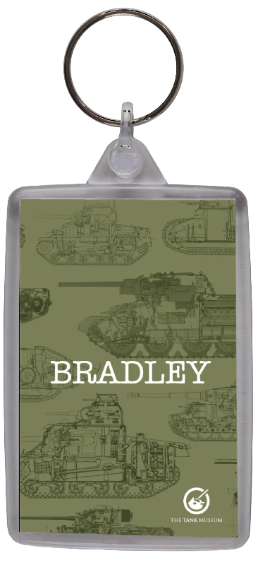 Tanks Outline Personalised Keyring