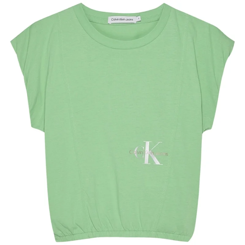 Calvin Klein Monogram Off Placed Cap T-Shirt Neptunes Wave