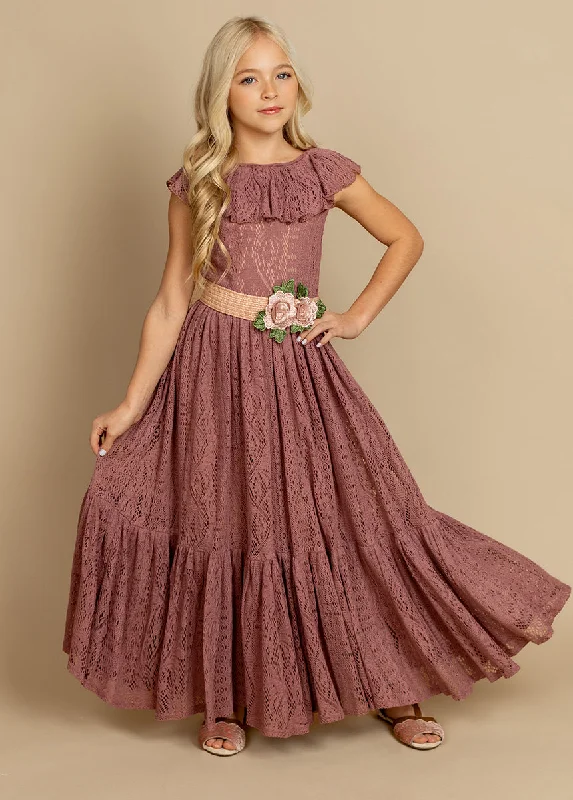 Ravvy Dress in Dusty Rose