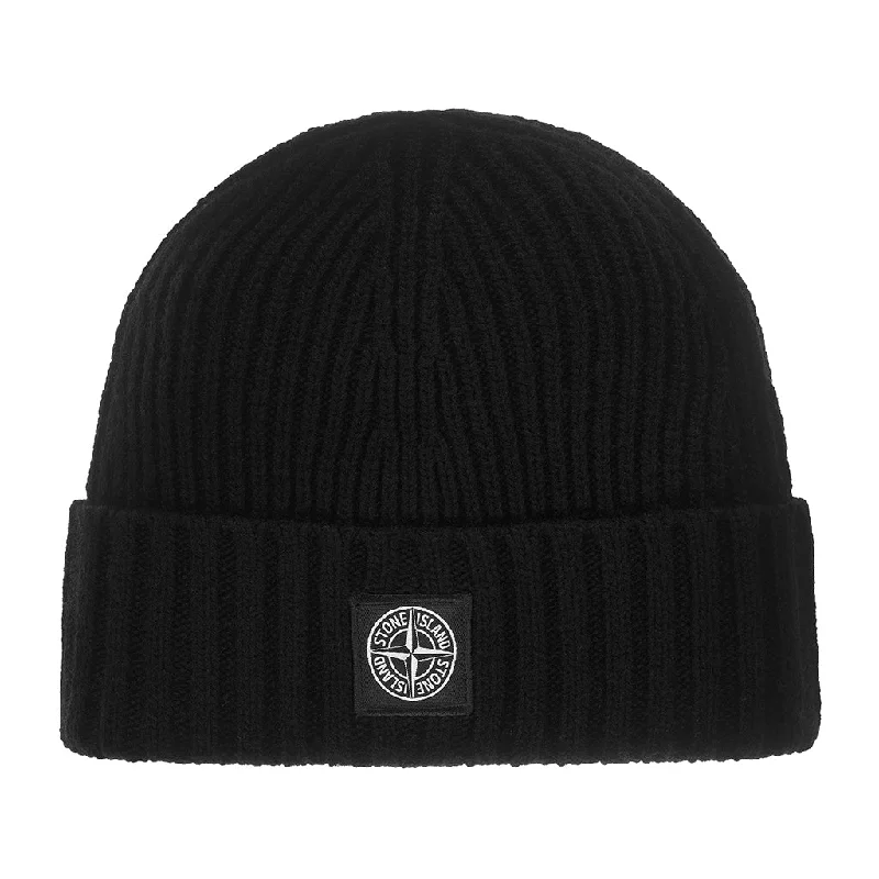 Stone Island Beanie Black