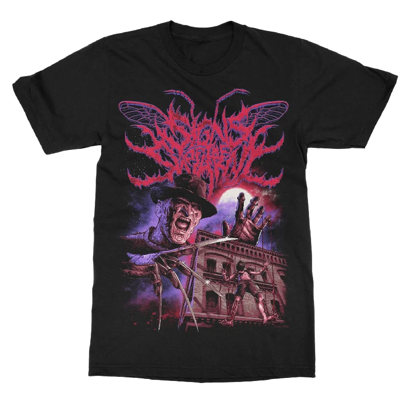 Signs of the Swarm "Nightmare on Pernicious Ave" T-Shirt