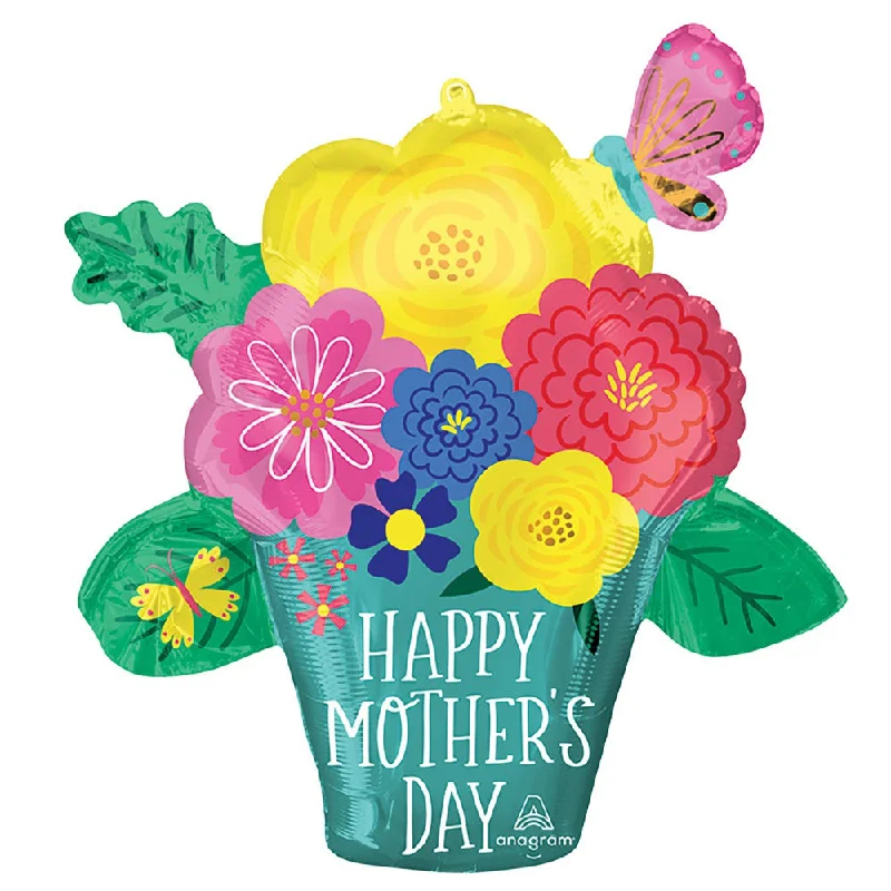 26 inch HAPPY MOTHER'S DAY PRETTY FLOWER POT