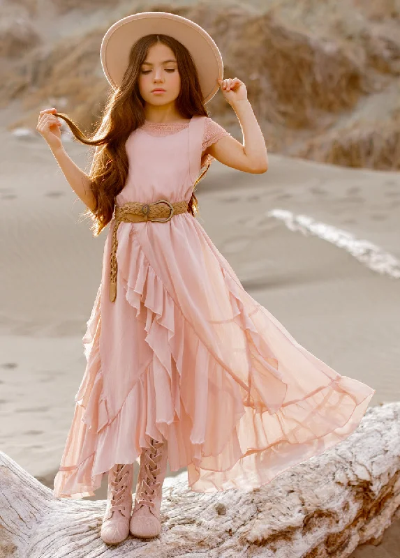 Belleann Dress in Desert Shell