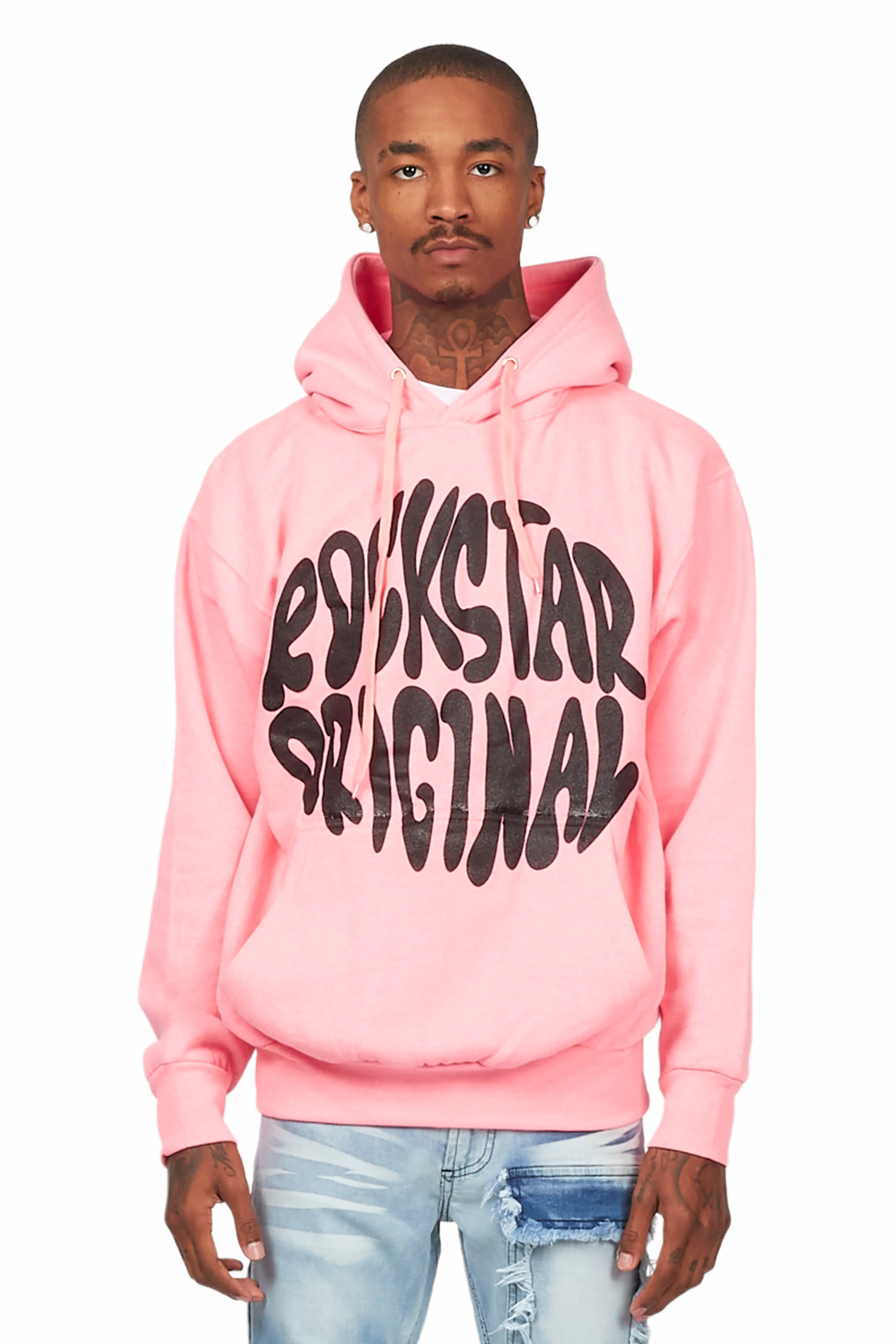 Thierry Fuchsia Graphic Hoodie