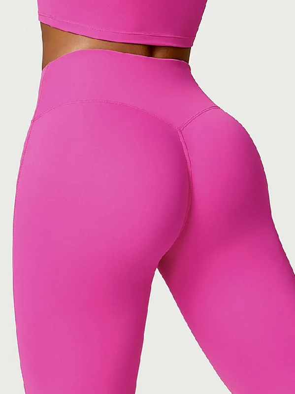 ZASUWA Female Scrunch Bum Seamless Yoga Leggings