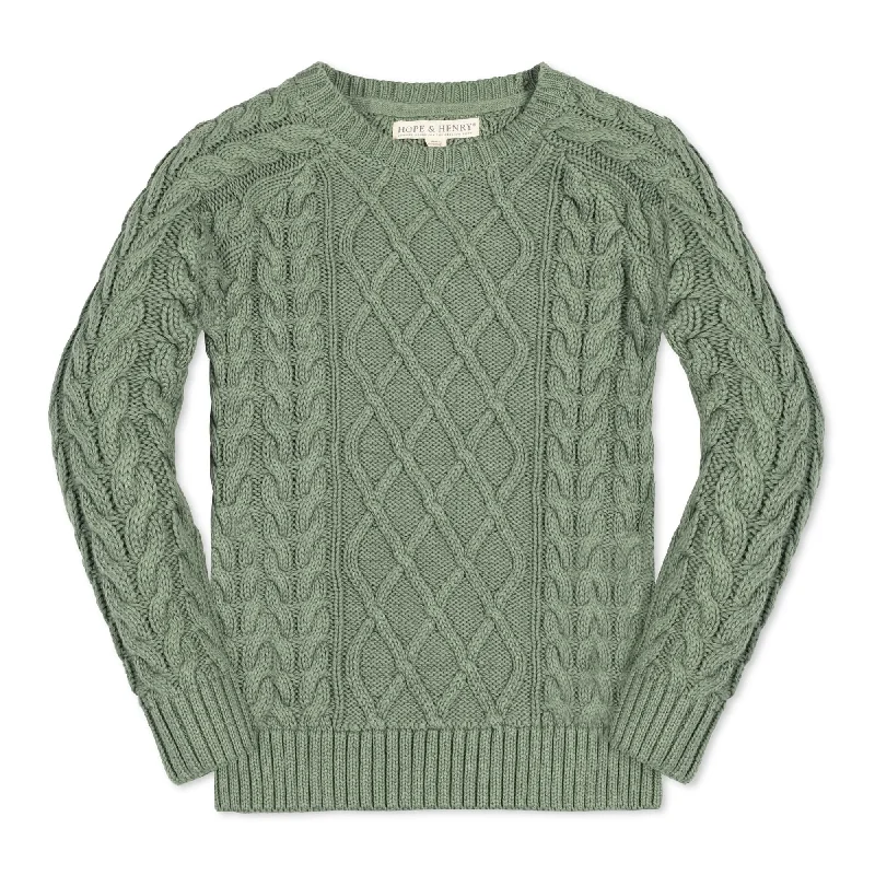 Organic Raglan Fisherman Sweater - Baby