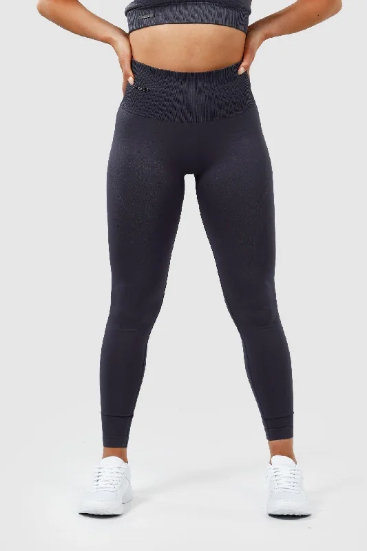 INVICTUS SEAMLESS LEGGINGS - CHARCOAL