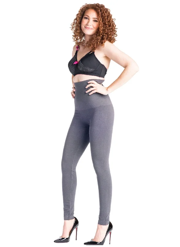 Snapback Postpartum Leggings - Grey