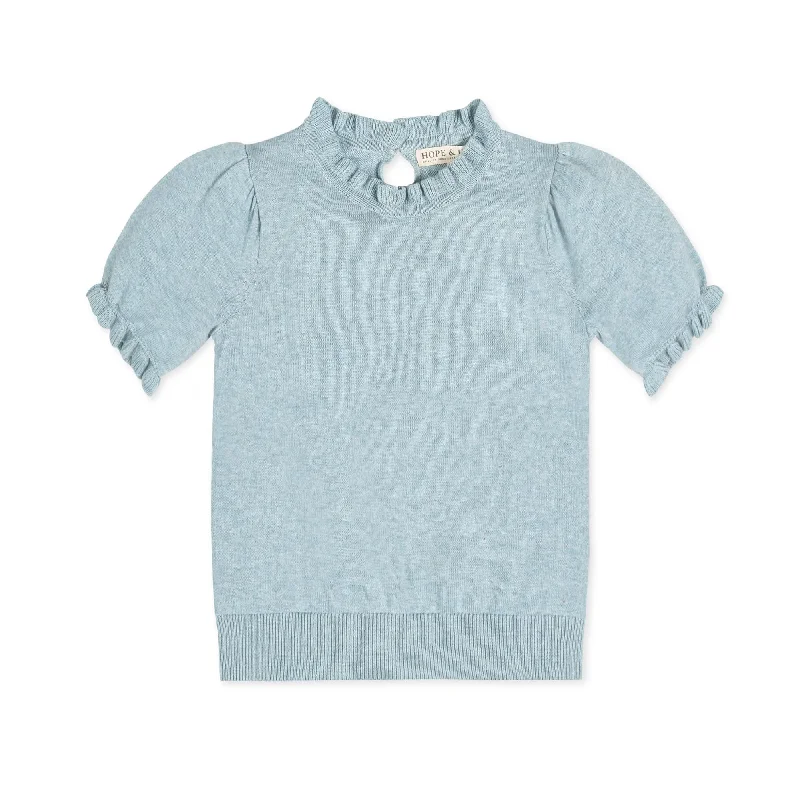 Organic Puff Sleeve Sweater - Baby