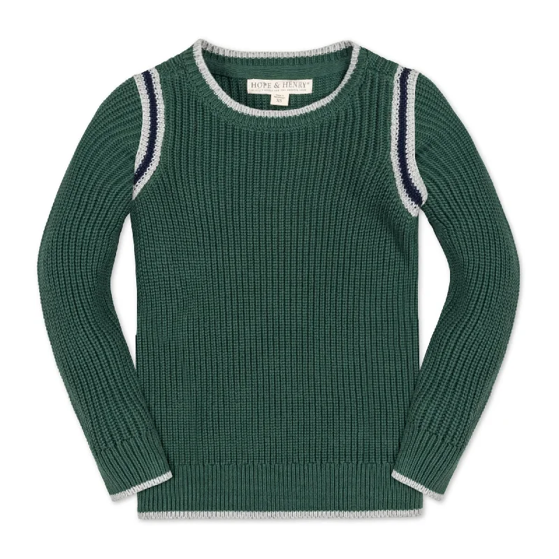 Organic Sporty Crew Neck Sweater - Baby