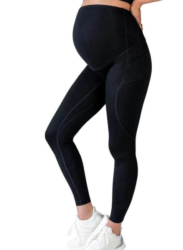 Blanqi Active Maternity Pocket Leggings - Black