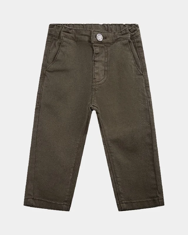 WILFREDSB TROUSERS - Dark green