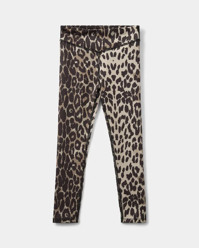 AVELINASK LEGGINGS - Light brown leopard