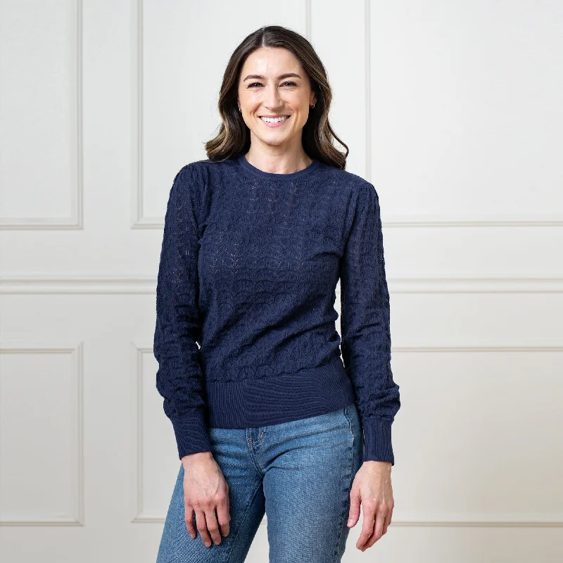 Organic Pointelle Sweater