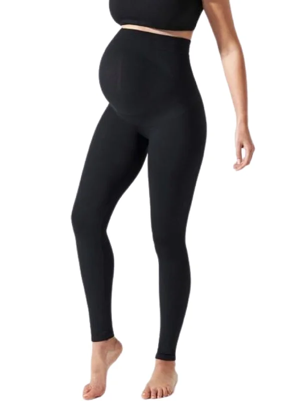 BLANQI Maternity Belly Support Leggings - Black