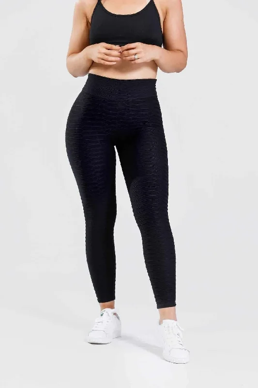 ADAPT SCRUNCH BUM LEGGINGS - BLACK