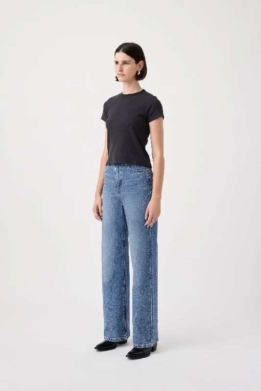 Ellie High Wide Leg Jean - Destiny