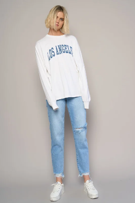 Experimental Trend Tapered Jeans