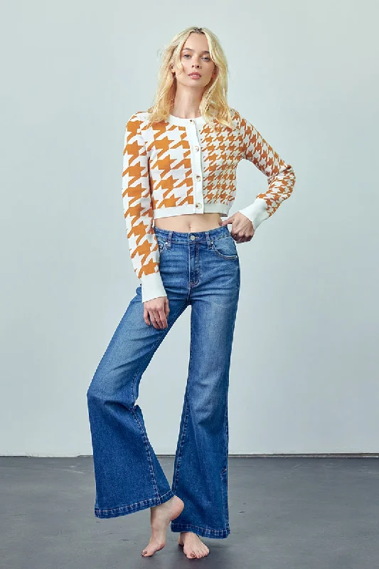 Insane Side Slit Flare Jeans