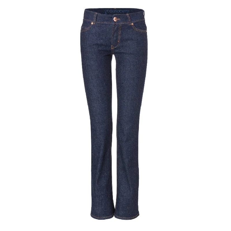 Womens Bootcut Jeans - Raw One Wash