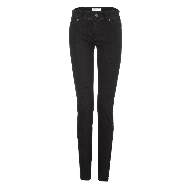 Womens Slim Jeans - Black One Wash