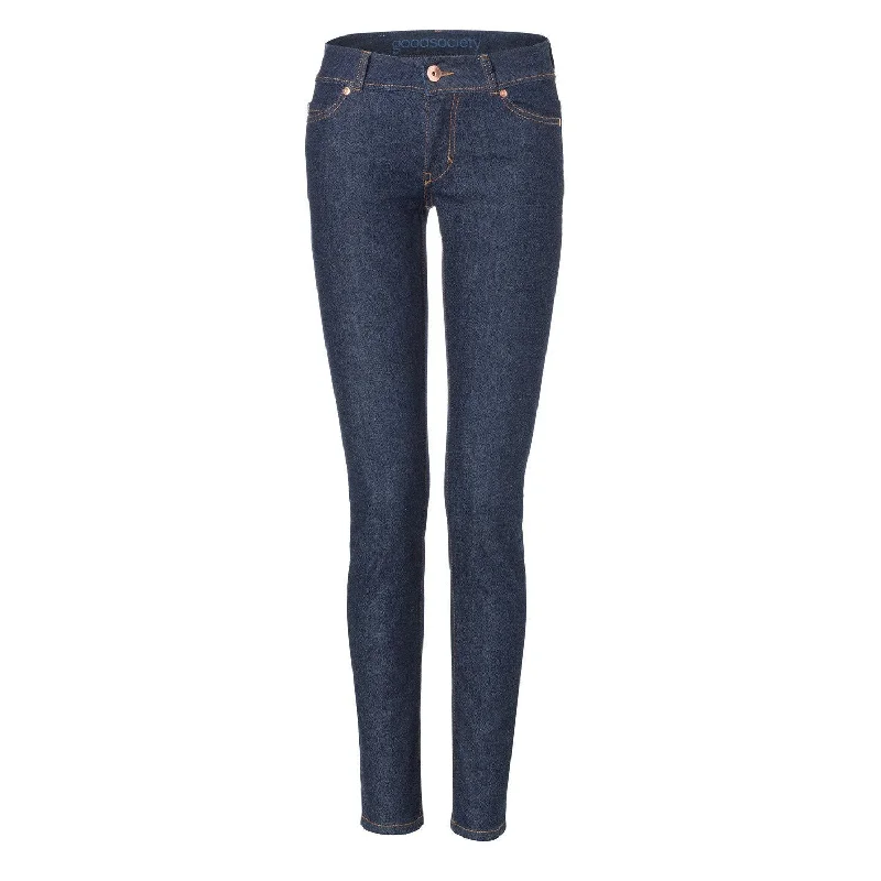 Womens Slim Jeans - Raw One Wash