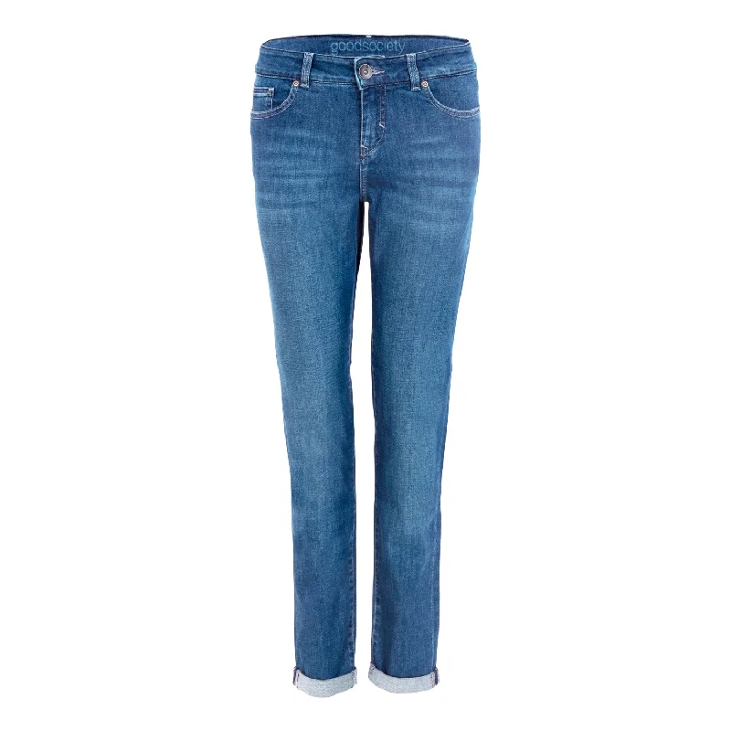 Womens Slim Tapered Cropped Jeans - Harrow