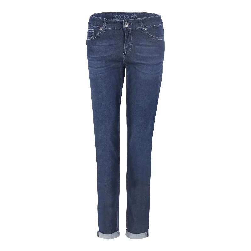 Womens Slim Tapered Light Jeans - Kyanos